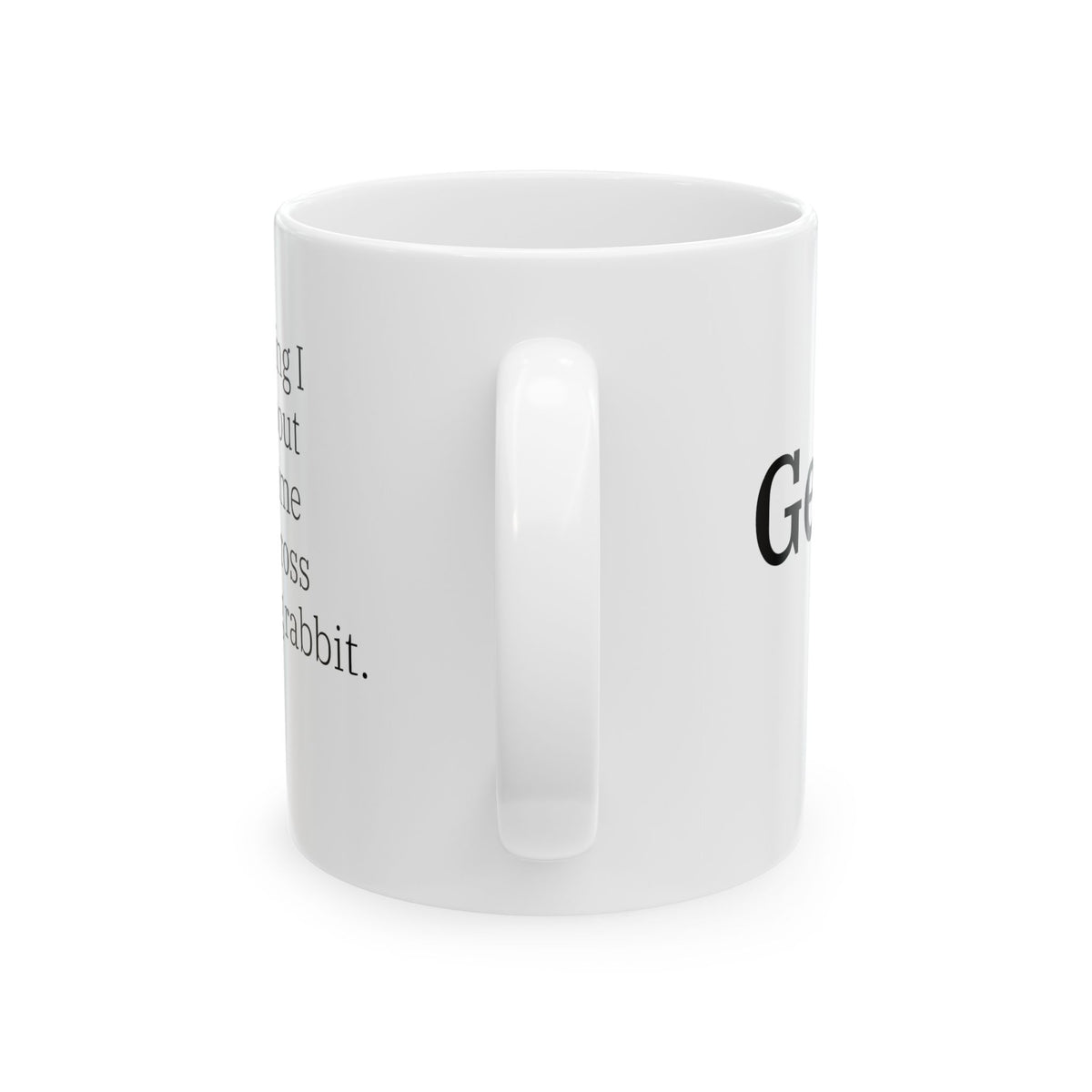 Gen X Goods – “Cross Dressing Rabbit" Mug