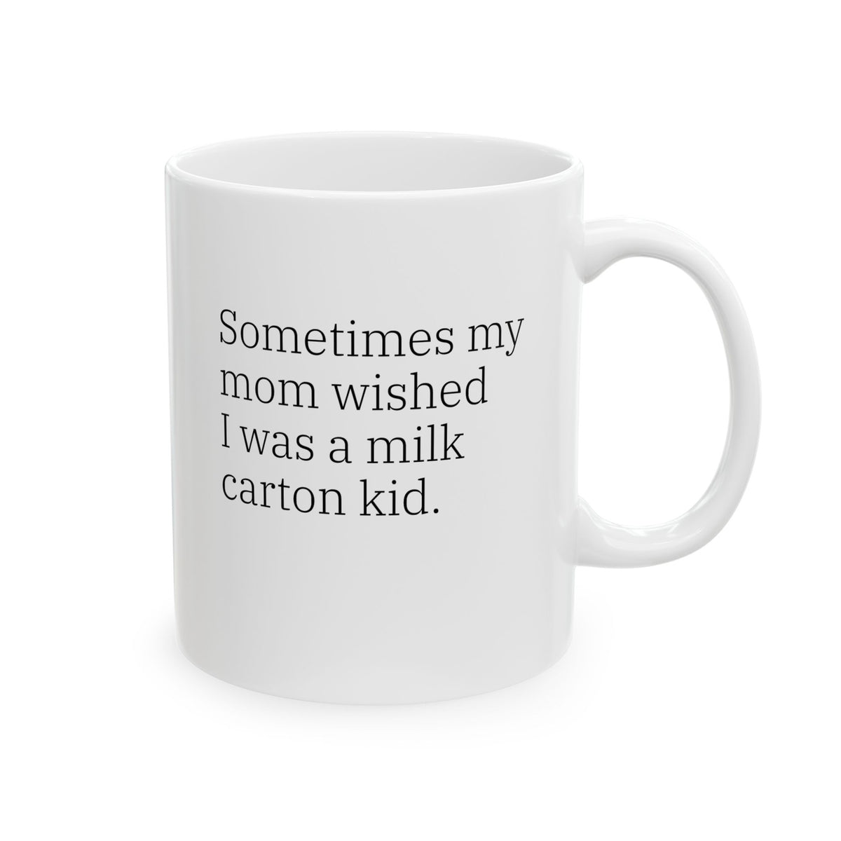 “Milk Carton" Mug