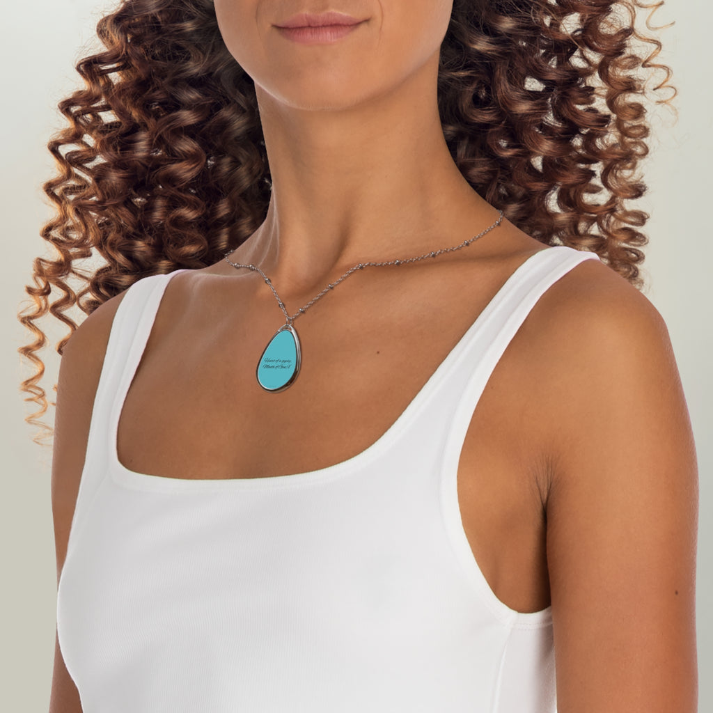 "Mouth of Gen X" Pendant - Turquoise
