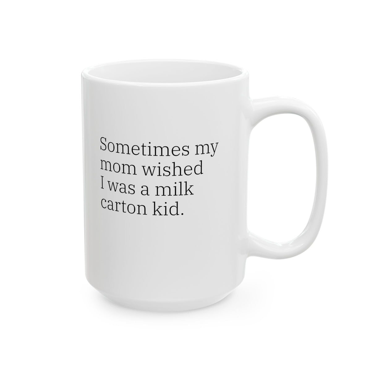 “Milk Carton" Mug