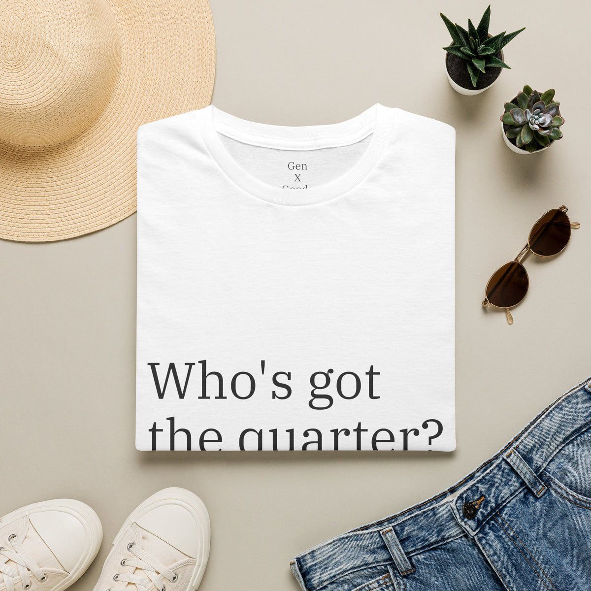 'Who's Got the Quarter?" Unisex Softstyle T-Shirt