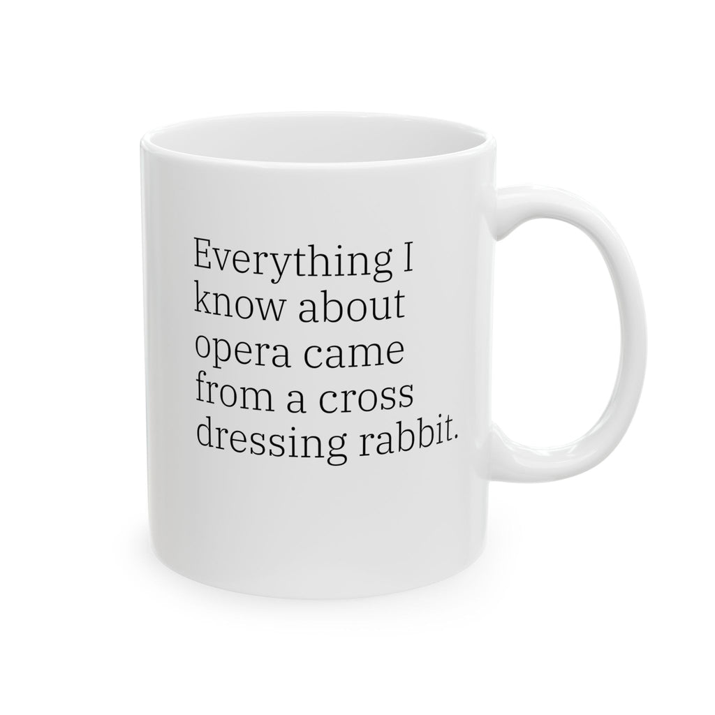Gen X Goods – “Cross Dressing Rabbit" Mug