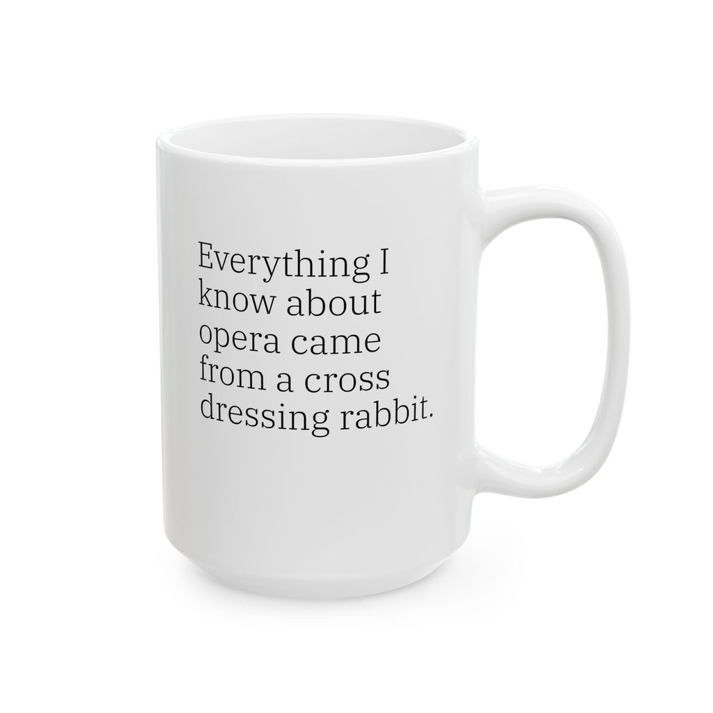 Gen X Goods – “Cross Dressing Rabbit" Mug