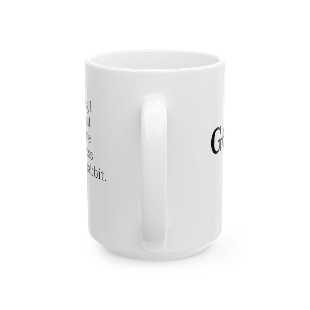 Gen X Goods – “Cross Dressing Rabbit" Mug