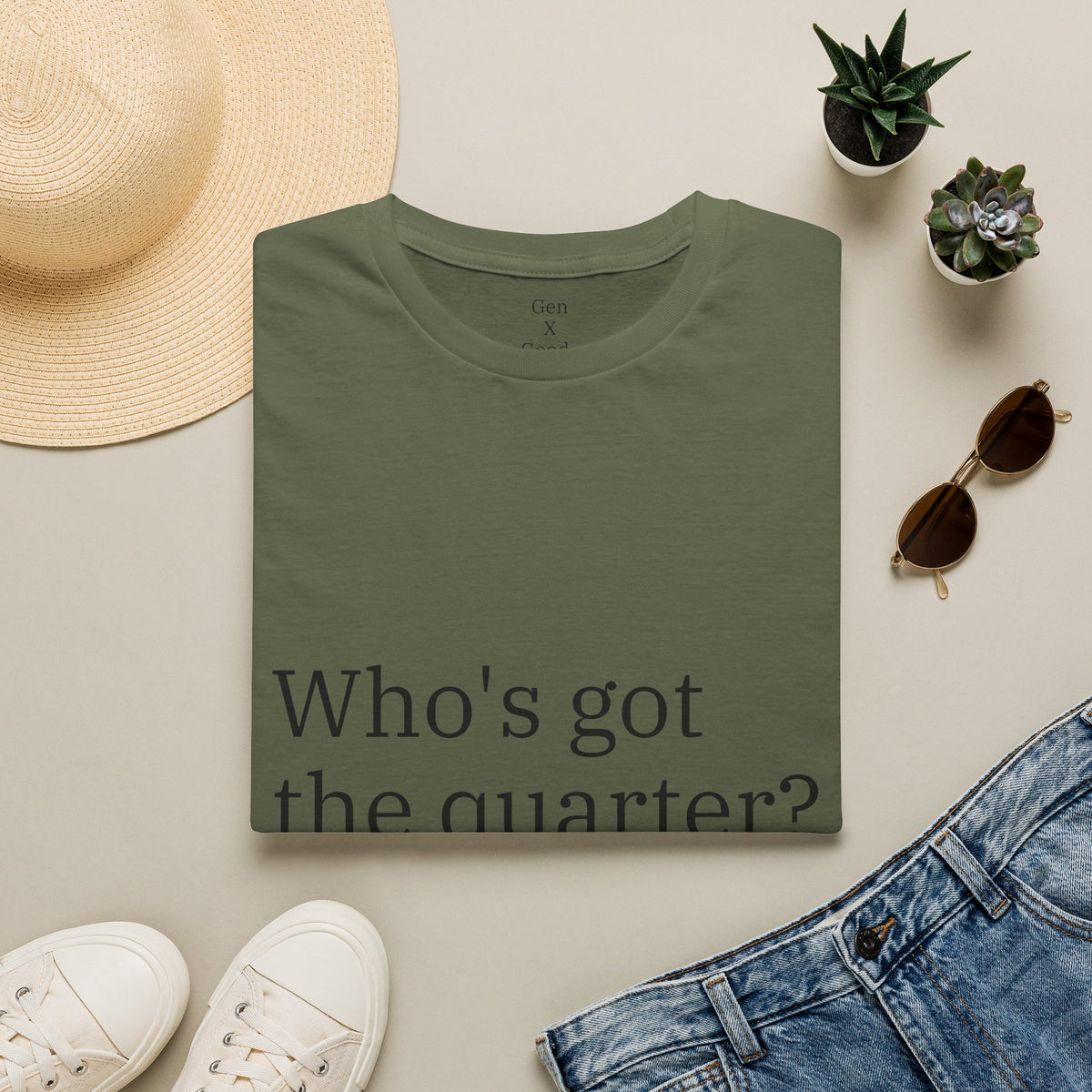 'Who's Got the Quarter?" Unisex Softstyle T-Shirt